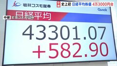 連日最高値更新の日経平均株価　史上初の4万3000円台 「投資家心理がやや楽観的になりすぎている」との声も| TBS CROSS DIG with Bloomberg