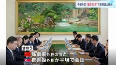 訪朝の中国外務次官、北朝鮮外相と会談　国交樹立75年の今年を「中朝友好年」とし意思疎通強化へ| TBS CROSS DIG with Bloomberg
