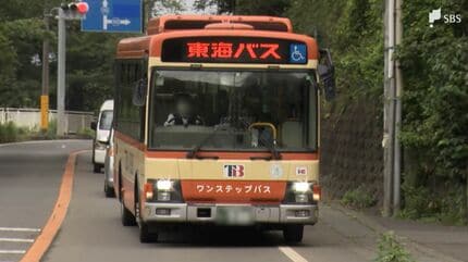 ドア開けたまま…路線バスが約40分間9km以上走行 換気で開けた扉