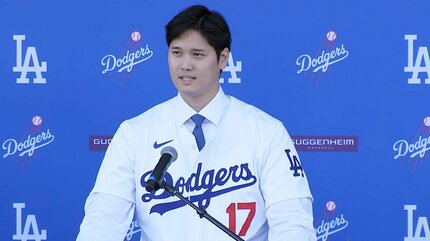 世界が注目！大谷翔平ドジャース入団会見「選手としての自分を信じて