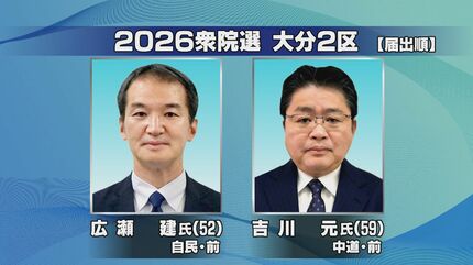 衆院選大分2区は一騎打ち 自民・広瀬氏「高市政権での実績」 中道