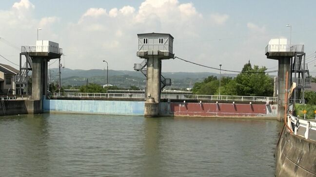 倉敷市議会が破損した防潮水門の新設などを求める意見書を県と県議会に提出　開閉部のゴムが損傷し海水が流入【岡山】|TBS NEWS DIG