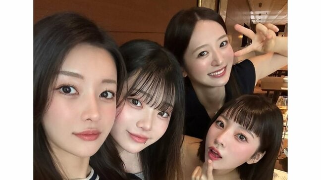 【 ミス東大・神谷明采 】　４姉妹で笑顔　「久々におめかししてお出かけしたのが幸せ」　東京プリンスホテルの桃アフタヌーンティーを満喫|TBS NEWS DIG