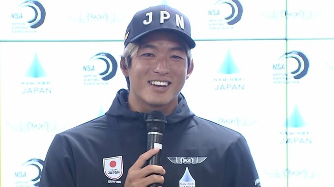 五十嵐カノア「メリークリスマス！こんな日にきてくれてありがとう」パリ五輪代表へ「優勝すること、金メダルが目標」|TBS NEWS DIG