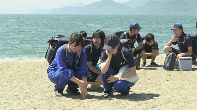 「自分から声をかけられるまで積極的な行動をしていけたら」　海開きを前に高田松原海水浴場で市内の中学生を対象とした津波避難訓練　岩手・陸前高田市|TBS NEWS DIG