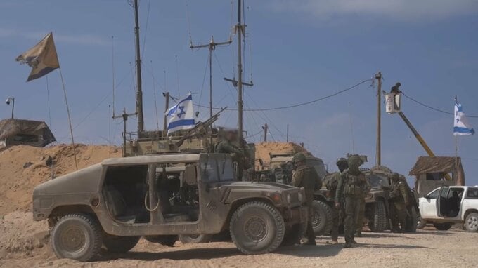 ガザ地区での停戦発効 イスラエル軍が発表　合意ラインまで部隊撤収