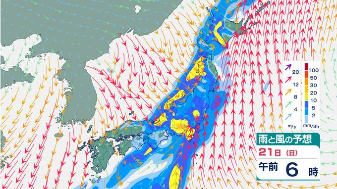 【週末天気】関東など太平洋側でも雨予想　お出かけは傘を　月曜は急速回復へ　雨風シミュレーション|TBS NEWS DIG