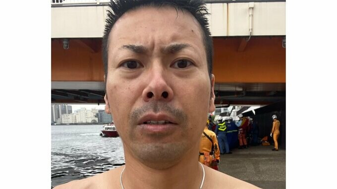 【人命救助】芸人アキラ・コンチネンタル・フィーバーさん　隅田川で「溺れている男性」を泳いで引き上げ「無我夢中で心臓マッサージ」|TBS NEWS DIG