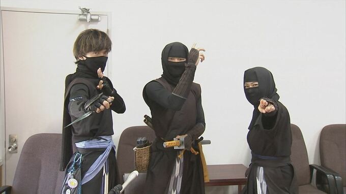 「われら服部半蔵忍者隊、ここに推参！」県庁に現れた忍者隊…”ジブリ”もPR！？　|　BSSニュース | BSS山陰放送