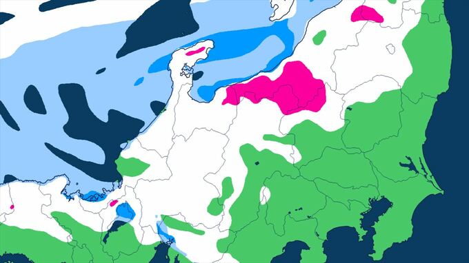 【大雪情報】　関東甲信地方　この時期としては強い寒気　関東地方北部と長野県は３日夜～４日は大雪となる所が　警報級となる可能性も　【大雪と雨のシミュレーション】　|　山梨のニュース | ＵＴＹテレビ山梨