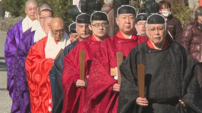 宇佐神宮「鎮疫祭」ダイドーグループの“日本の祭り”に　宇佐市に「選定の証」　大分　|　大分のニュース｜OBS NEWS｜大分放送