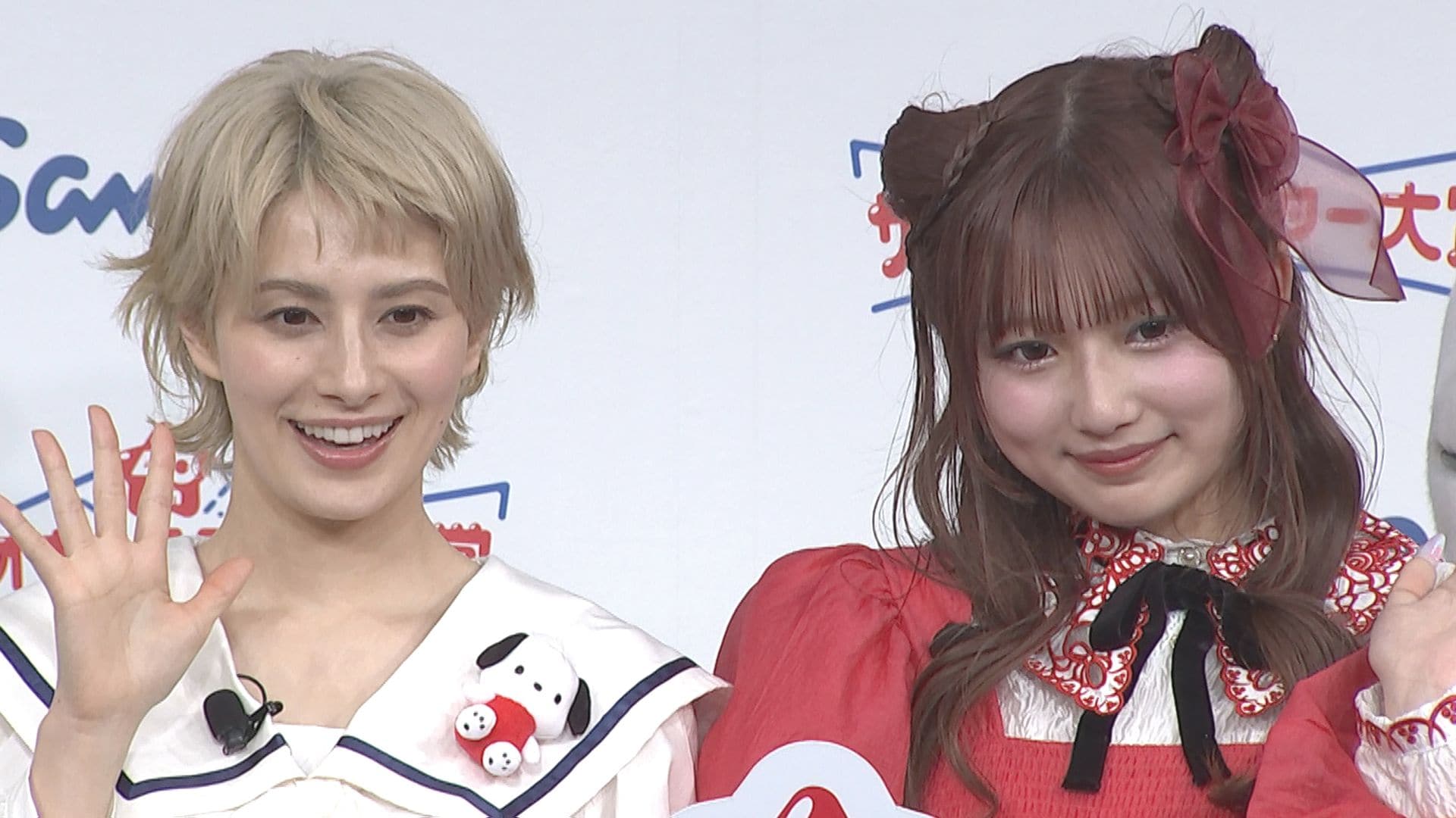 辻希美の長女・希空】 キティちゃんイメージの真っ赤ドレス & 猫耳ヘア