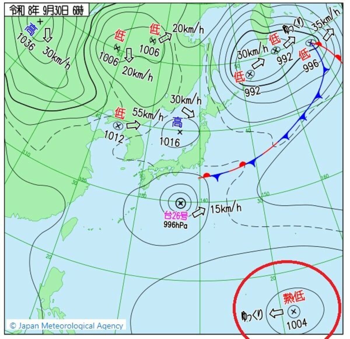 【台風のたまご】台風26号に続いて…新たな熱帯低気圧が10月上旬に日本列島に接近す…