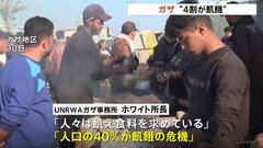 支援物資足りないガザ “4割が飢餓の危機”　国連機関“停戦を”| TBS CROSS DIG with Bloomberg