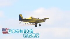 アメリカのコメ農家は輸入拡大に期待 「経営規模は日本の80倍」広大な土地に飛行機で2トンの種まき| TBS CROSS DIG with Bloomberg