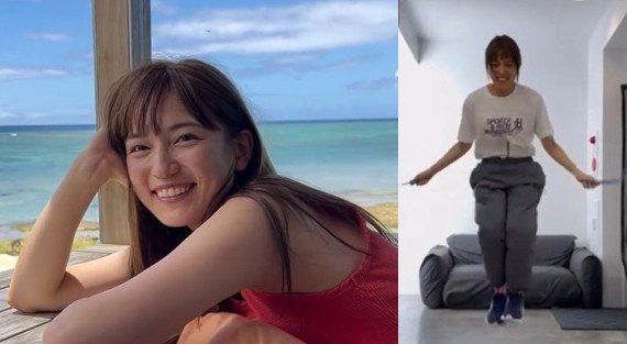 【川口春奈】秘蔵動画を公開　運動神経抜群な二重跳び姿に　「元気が出る動画有り難うございます」|TBS NEWS DIG