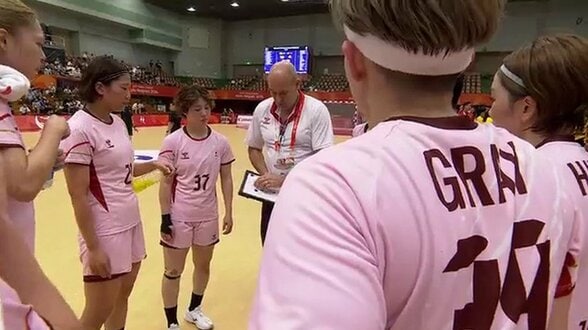 前回女王・ハンドボール“おり姫ジャパン”ベトナムに40ー14で圧勝　松浦未南がチーム最多12得点で白星発進【アジア大会】|TBS NEWS DIG