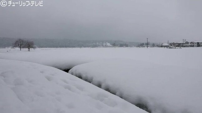 除雪中に農業用水路に転落か 89歳男性死亡 近くにスコップ 富山|TBS NEWS DIG
