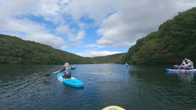 「自然に囲まれて最高！」ダム湖でサップ体験「ビューティージャパン」東北代表が講師　福島|TBS NEWS DIG