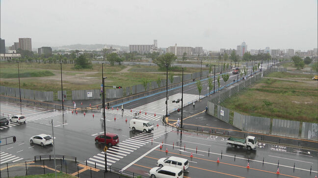 九州大学箱崎キャンパス跡地に4車線の道路「堅粕箱崎線」 供用開始|TBS NEWS DIG