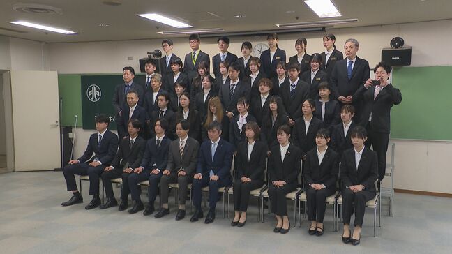 合同入社式で社会人生活スタート|TBS NEWS DIG