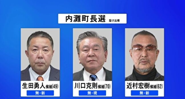 各候補「早期の復旧・復興が第一」内灘町長選告示 5日間の選挙戦へ|TBS NEWS DIG