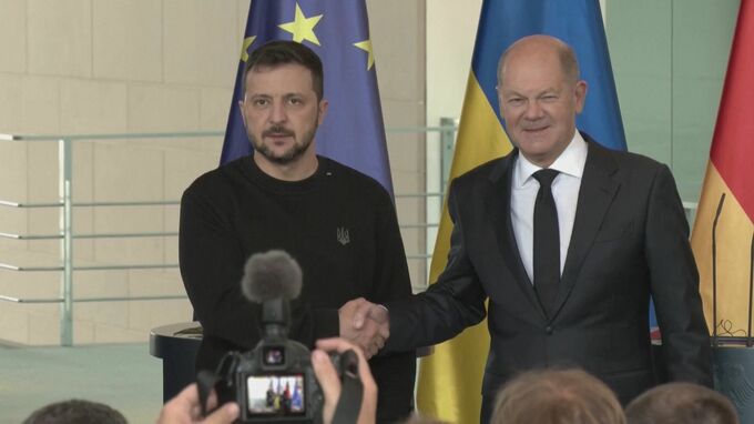 ドイツ・ウクライナ首脳会談　ショルツ首相が2200億円規模の軍事支援発表、周辺国と共同で実施へ|TBS NEWS DIG