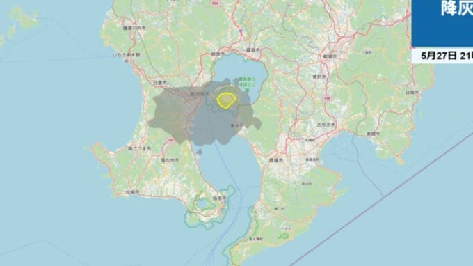 桜島【きょうの降灰予報（27日）】時間帯別に灰が予想されるエリア・方向を見る　鹿児島|TBS NEWS DIG