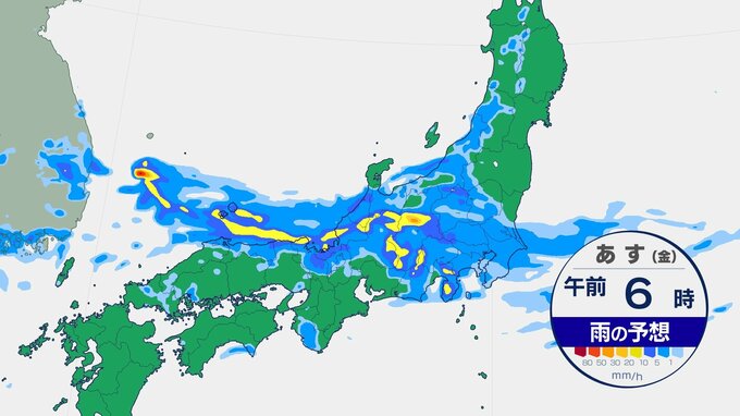 【天気】北陸はあす28日にかけ引き続き大雨のおそれ 東海地方では線状降水帯が発生の可能性も　北陸・東海で120ミリの予想降水量　低い土地の浸水や河川氾濫に警戒を|TBS NEWS DIG