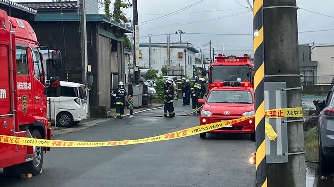 「火が見えます」早朝の工場で火災　およそ1時間後に鎮火（山形市）　|　山形のニュース│TUYテレビユー山形
