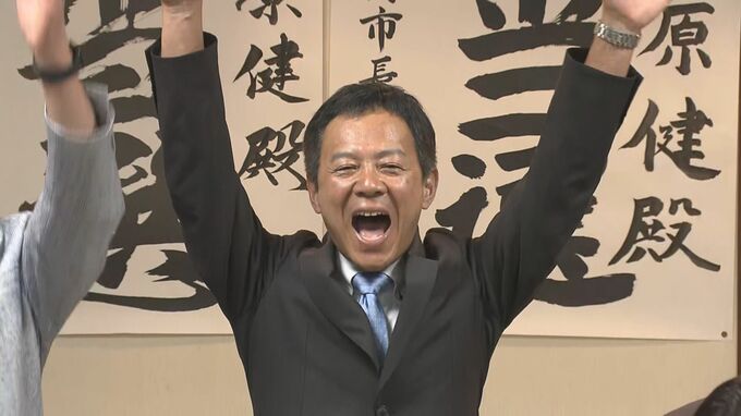 【大町市長選挙】柳原健さんが7376票で初当選　植松悠一郎さんにおよそ3400票差をつける　開票終了　|　SBC NEWS | 長野のニュース | SBC信越放送