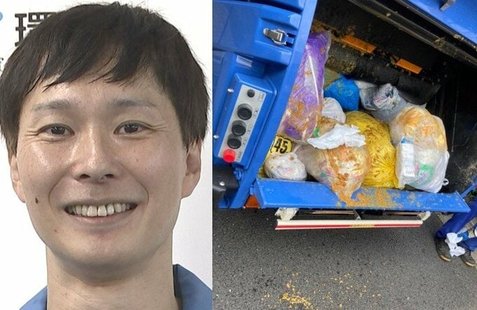 【 ごみ清掃芸人 】 「これが清掃員を悩ませるカレー爆発です」残ったカレーの捨て方に注意【マシンガンズ滝沢】|TBS NEWS DIG