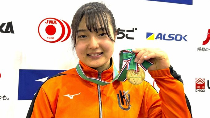 2つの日本新記録樹立！女子86kg級・長島和奏が快挙「かっこいい姿を見せたい」【ウエイトリフティング】|TBS NEWS DIG