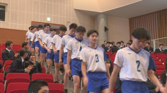 冬の全国大会に挑む！高川学園４つの部活動の壮行式　山口・防府|TBS NEWS DIG