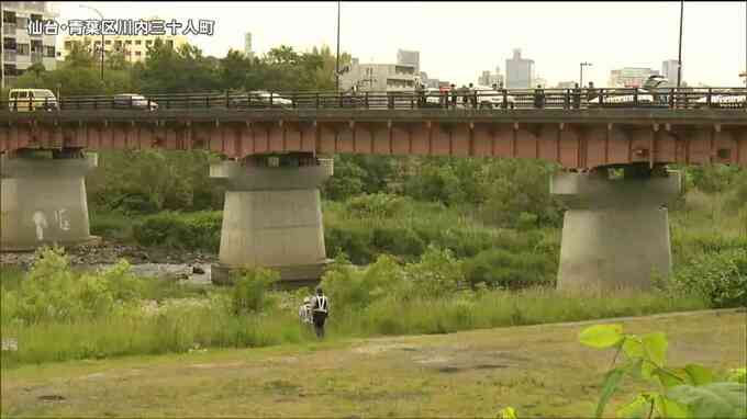 牛越橋下の遺体は30代位の男性で身長158㎝　身元不明で着衣など特徴公開　仙台|TBS NEWS DIG