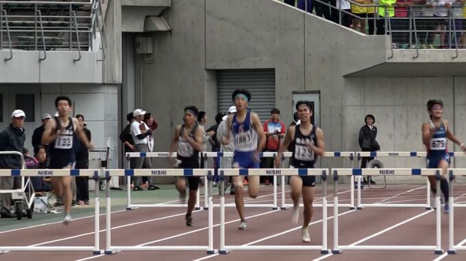 岡山県高校総体陸上競技 大会2日目　岡山操山の長門稜汰選手・岡山商大附属の庭山晴希選手らが会場沸かせる　|　岡山・香川のニュース | 天気 | RSK山陽放送