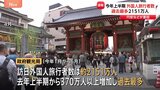 2025年上半期の訪日外国人旅行者が過去最多の2151万人　半年で2000万人超は初めて　円安などが要因|TBS NEWS DIG
