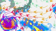 【台風情報】大型で非常に強い台風13号（ドルフィン）西に進む…中心気圧945hPa・7日（金）8日（土）に沖縄通過の見込み【雨と風のシミュレーション】　|　富山のニュース｜天気・防災｜チューリップテレビ
