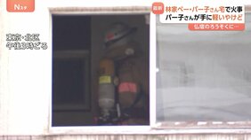 タレント・林家ペー・パー子さん宅で火事　火ほぼ消し止められる　パー子さん煙吸いこみ右手に軽いやけど　パー子さん「仏壇のろうそくに火をつけようとして」東京・北区|TBS NEWS DIG
