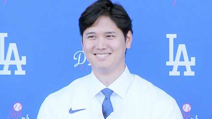 大谷翔平 ドジャース入団会見「勝つことが僕にとって大事」常勝軍団を