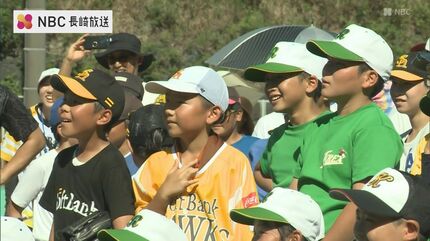 元福岡ソフトバンクホークス 内川聖一さん・攝津正さん 長崎県対馬市で