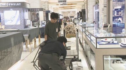 夜通し準備…松坂屋名古屋店で初の“特別営業” 100周年記念イベント