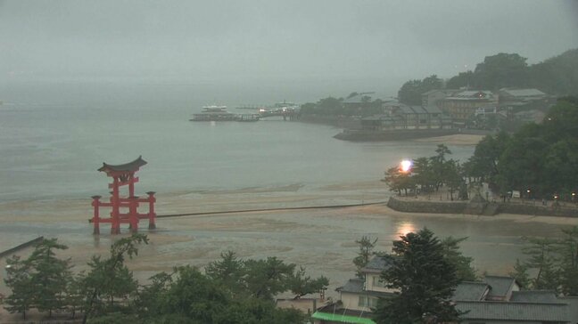 広島県西部に大雨警報　新幹線は終日運転取り止め　在来線も各地で運転見合わせ相次ぐ|TBS NEWS DIG