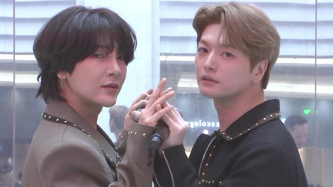 【Double Ace from 超新星】久しぶりのプロモーションイベントに体温上昇「やっぱりユナク、汗が出るとすごいセクシーですね」|TBS NEWS DIG