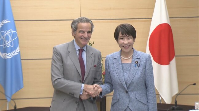高市総理「米イラン間の核問題の平和的解決のため連携したい」 IAEAグロッシ事務局長と会談で|TBS NEWS DIG
