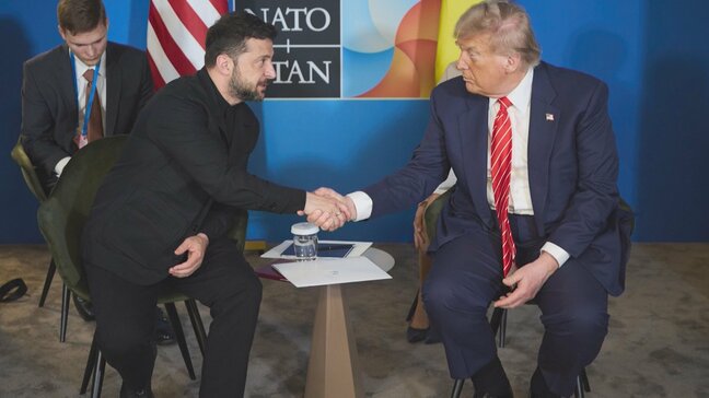 トランプ大統領とゼレンスキー大統領が対面会談 ゼレンスキー氏「停戦と真の和平実現について議論」|TBS NEWS DIG