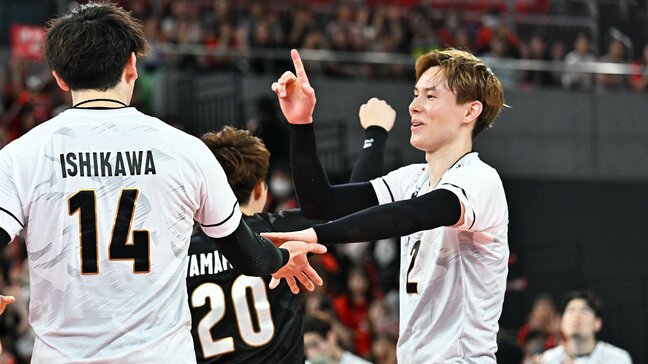 高橋藍、24歳バースデーを勝利で飾る「強くなります!」 世界バレー初戦を想定したブルガリアに4-0で圧勝【強化試合】|TBS NEWS DIG