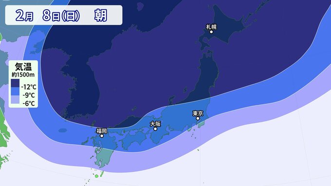 【雪と雨･寒気シミュレーション】7日(土)～8日(日)ごろ再び「寒波襲来」　日本海側は投票日に大雪のおそれも･･･　|　福岡のニュース｜RKB NEWS｜RKB毎日放送