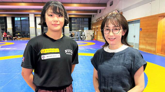 レスリング パリ五輪金・藤波朱理を唐橋ユミキャスターが単独取材「必ず優勝できるように」“史上初”に挑む21歳に迫る|TBS NEWS DIG