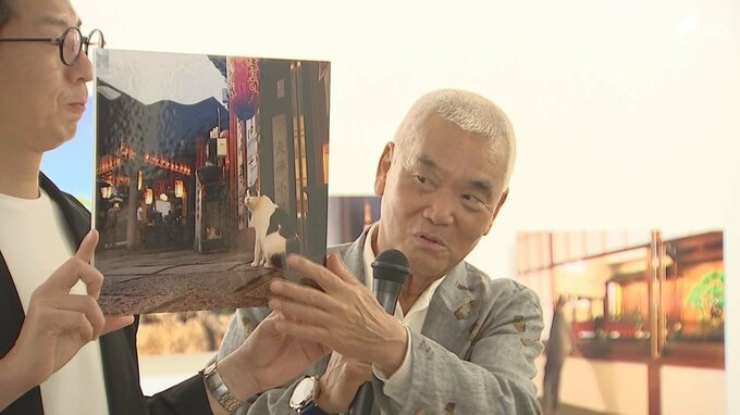 あふれるネコ愛...動物写真家・岩合光昭さんのギャラリートーク 三島市の美術館で「ご当地ねこ」の写真展＝静岡|TBS NEWS DIG